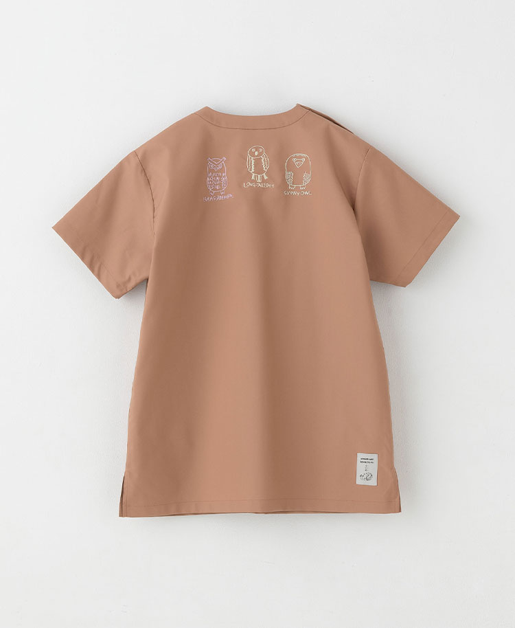 Scrub Canvas Club:WONDER ART 旭山動物園スクラブトップス(男女兼用)
