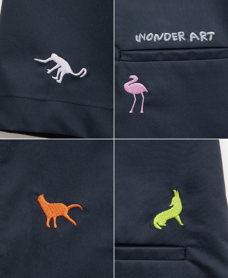 Scrub Canvas Club:WONDER ART 旭山動物園スクラブトップス(男女兼用)