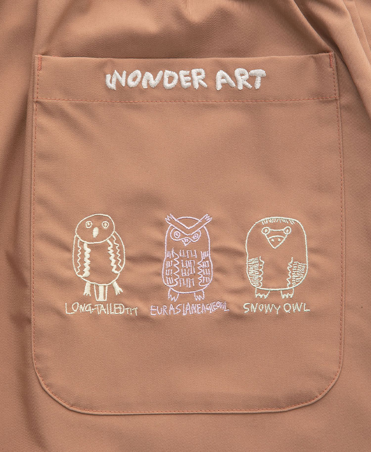 Scrub Canvas Club:WONDER ART 旭山動物園スクラブパンツ(男女兼用)
