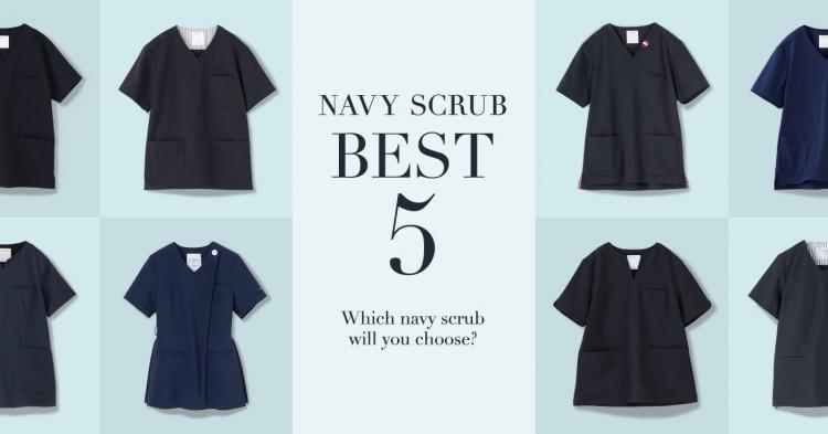 NAVY SCRUB BEST5