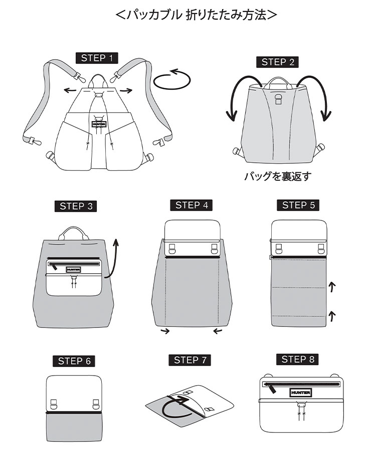 アクセサリー:HUNTER TRAVEL MULTI FUNCTION  BACKPACK