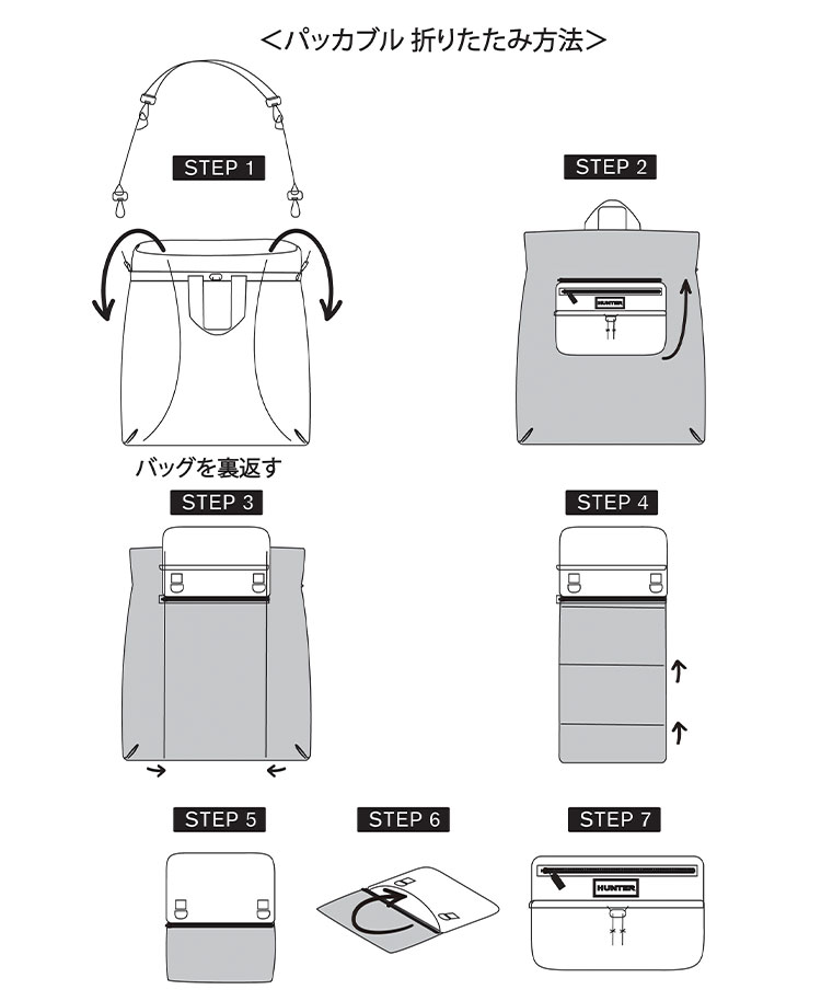アクセサリー:HUNTER TRAVEL MULTI FUNCTION TOTE