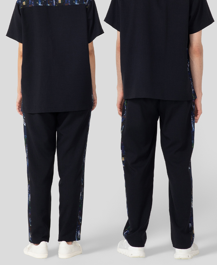 ユニセックス:HERALBONYスクラブパンツ