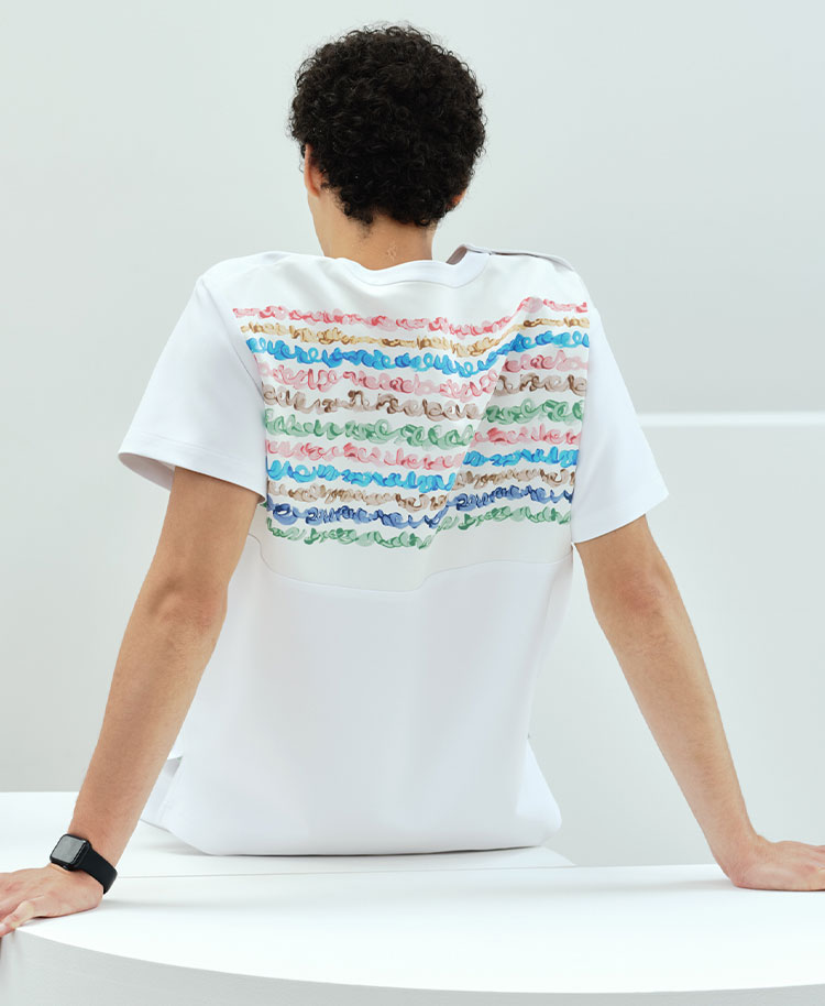 ユニセックス:HERALBONYスクラブトップス