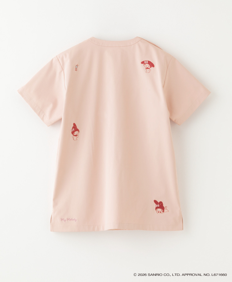 Scrub Canvas Club:Sanrioスクラブトップス(男女兼用)