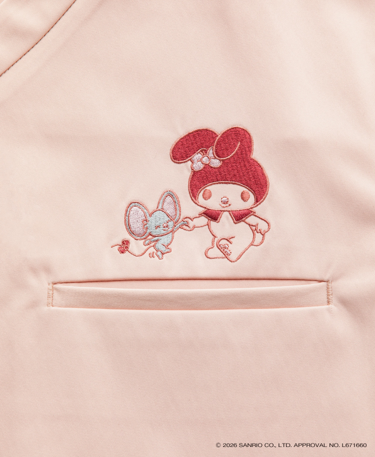 Scrub Canvas Club:Sanrioスクラブトップス(男女兼用)