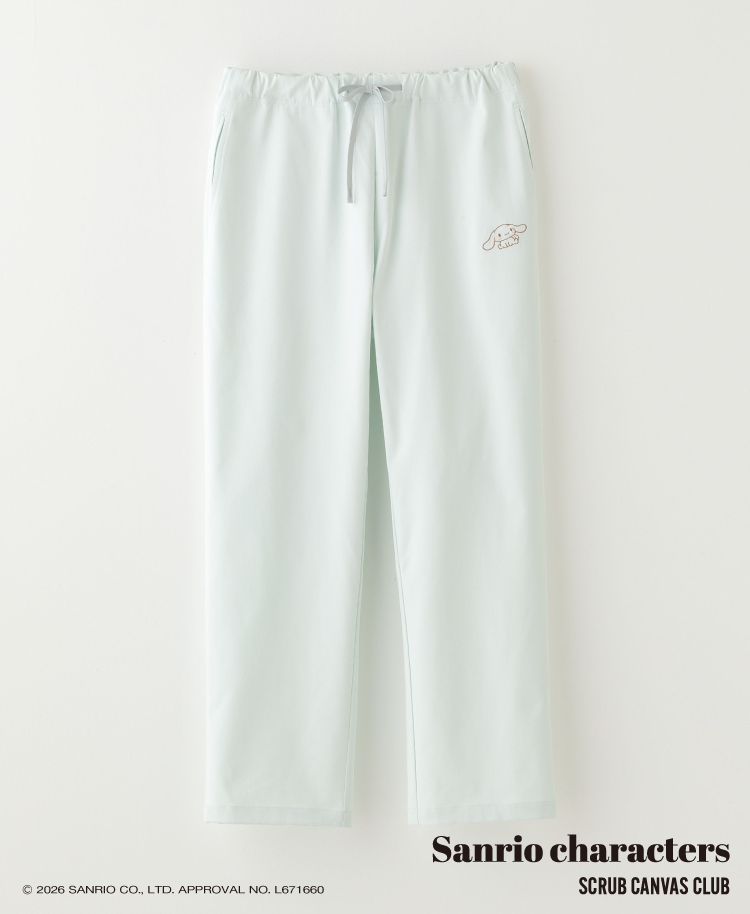 Scrub Canvas Club:Sanrioスクラブパンツ(男女兼用)/