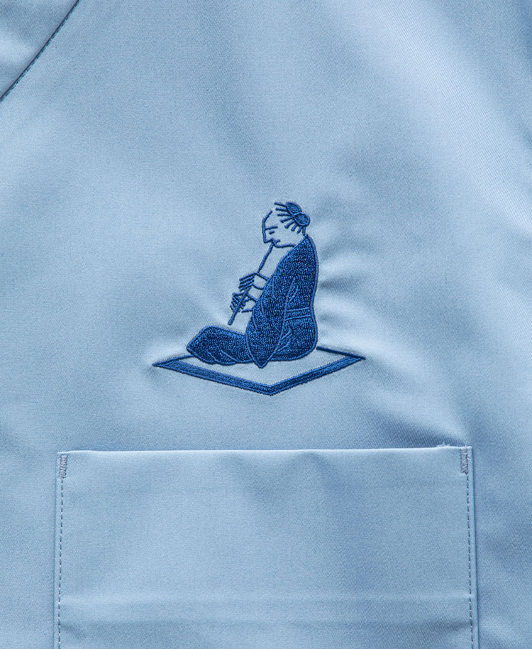 Scrub Canvas Club:上出長右衛門窯スクラブトップス(男女兼用)