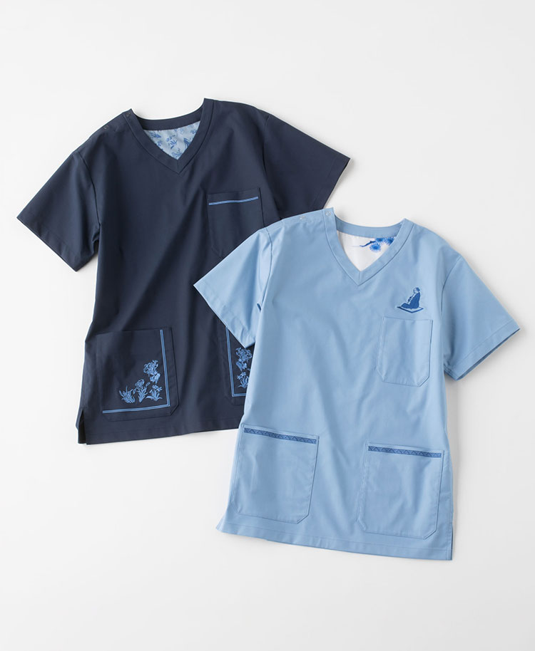 Scrub Canvas Club:上出長右衛門窯スクラブトップス(男女兼用)