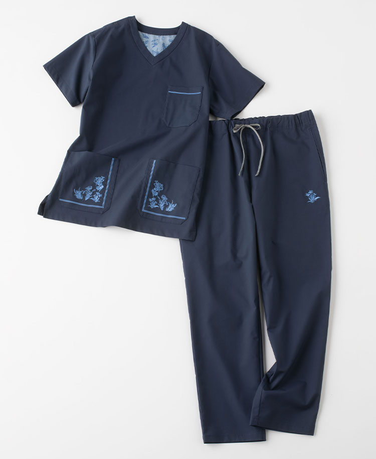 Scrub Canvas Club:上出長右衛門窯スクラブパンツ(男女兼用)