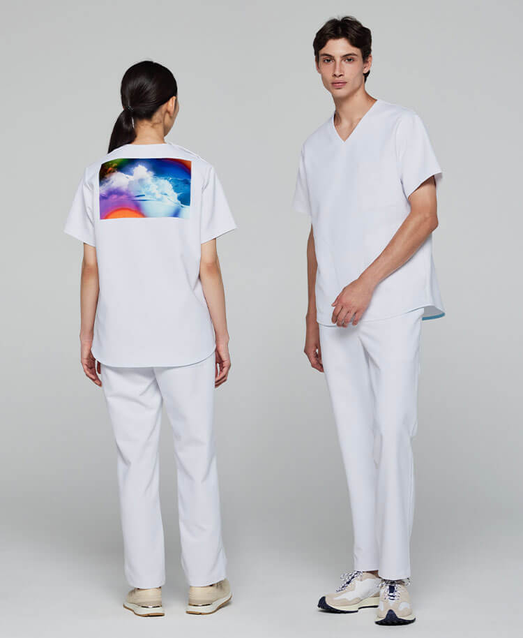 Scrub Canvas Club:Yoshinori Mizutaniスクラブパンツ(男女兼用)/