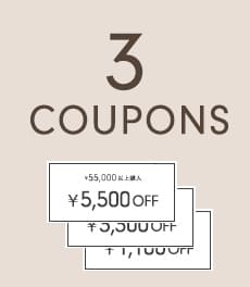 【10/16(木)まで】最大5,500円OFF!選べる3種のクーポン