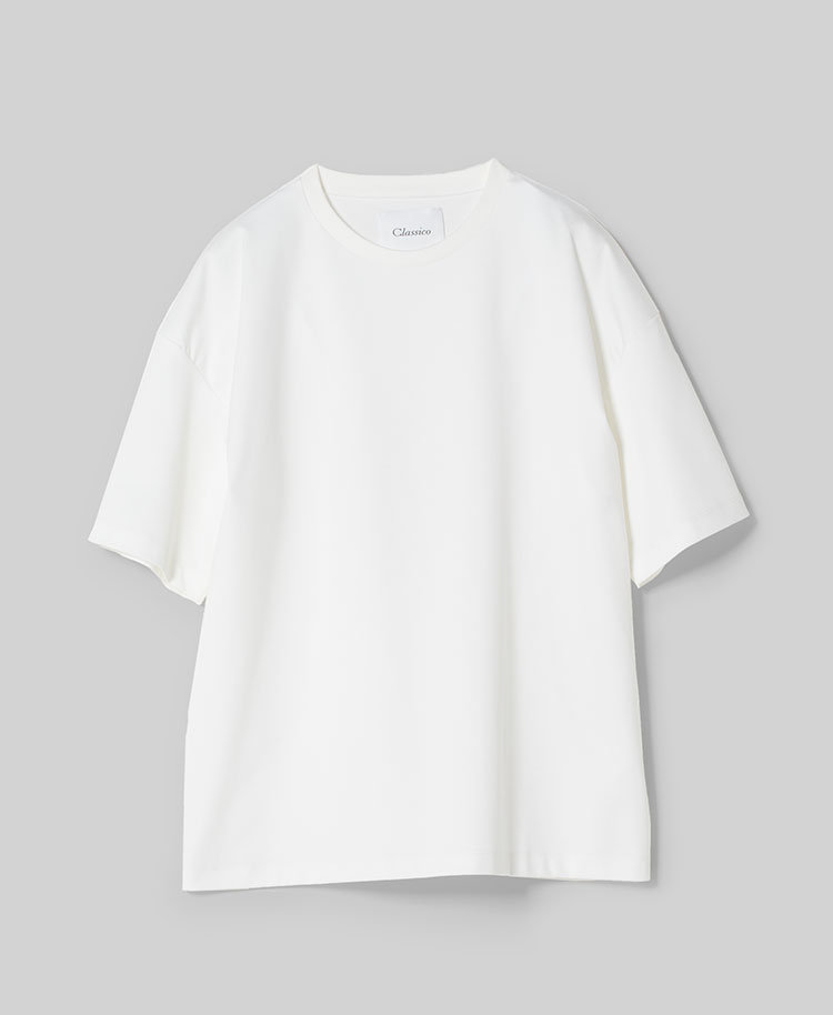 マイウェア:LUXE・Short Sleeveオーバーサイズ Tシャツ ホワイト