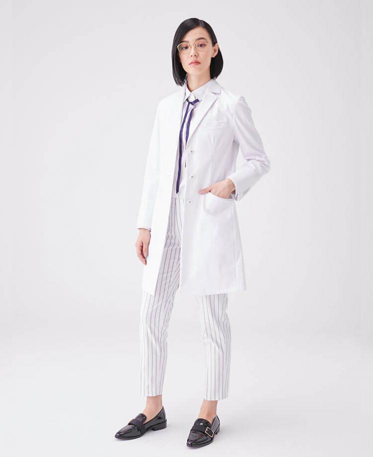 レディース白衣:ヌードフィットドクターコート(2019年モデル)