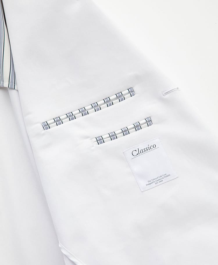 メンズ白衣:クラシコテーラードジャケット