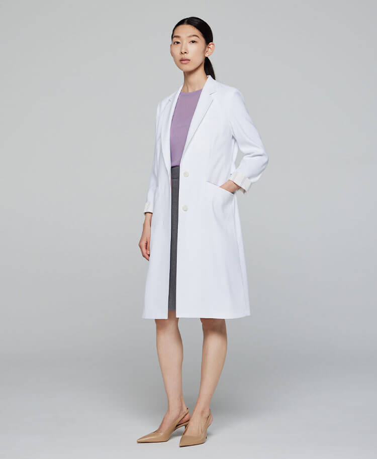 レディース白衣:ドクターコート・オールドテキスタイルコレクション | 白