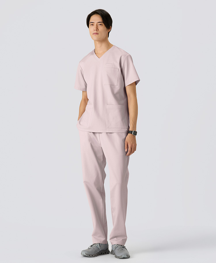 メンズ:ジャージースクラブパンツ・LUXE ペールピンク