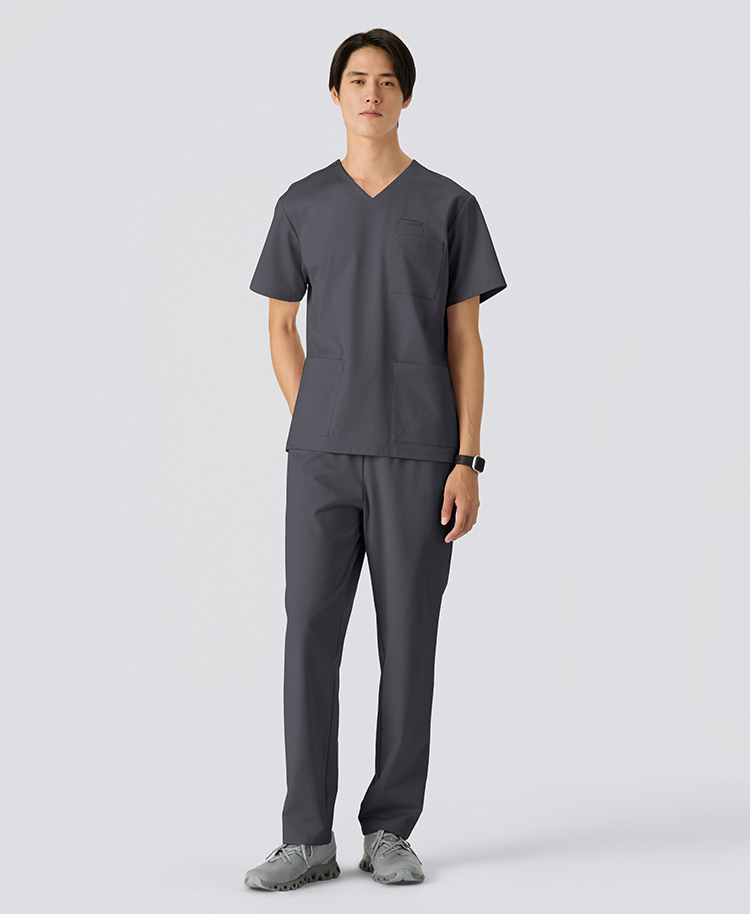 メンズ:ジャージースクラブパンツ・LUXE チャコールグレー