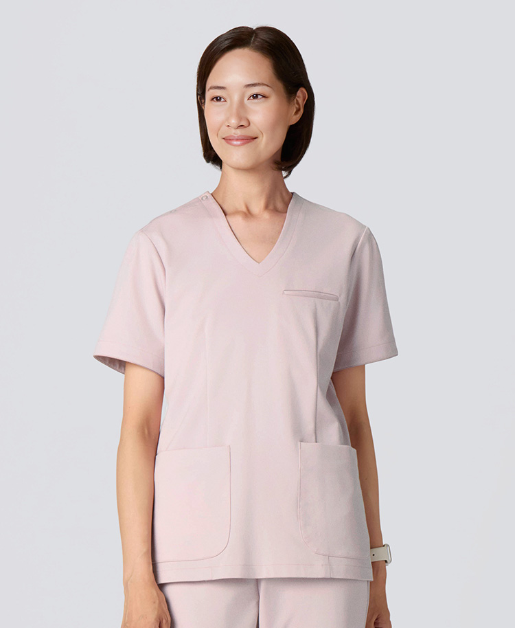 レディース:ジャージースクラブトップス・LUXE ペールピンク