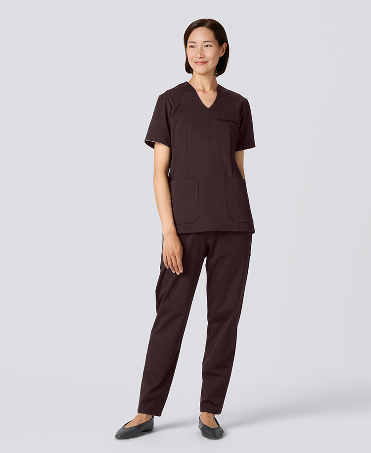 レディース:ジャージースクラブパンツ・LUXE バーガンディー