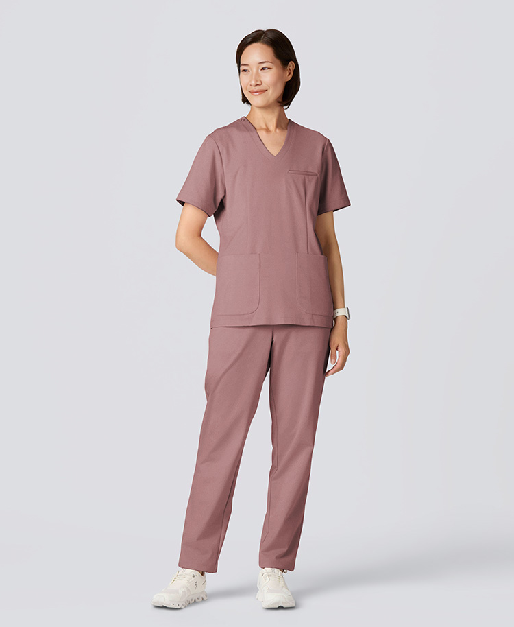 レディース:ジャージースクラブパンツ・LUXE ピンク