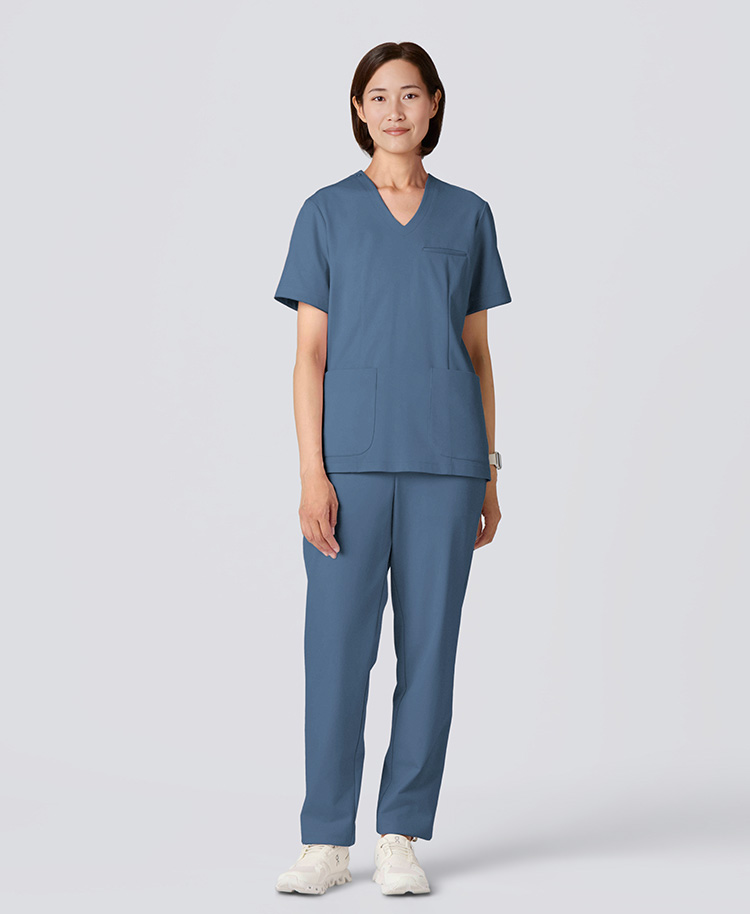 レディース:ジャージースクラブパンツ・LUXE スレートブルー