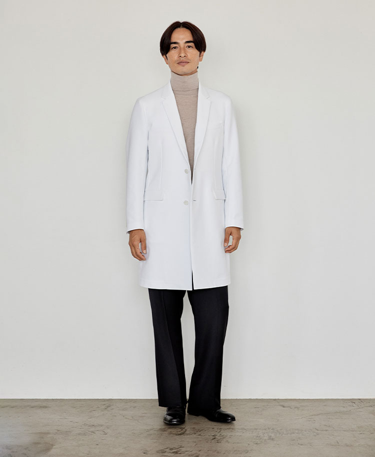 メンズ白衣:アーバンLABコート(2024年モデル)/