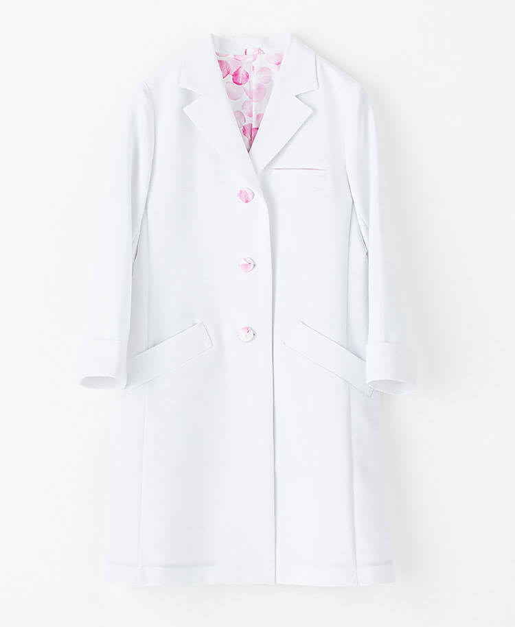 レディース白衣:Plantica・LABコート | ピンク