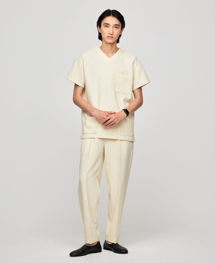 メンズ:スクラブパンツ・ダブルクロス