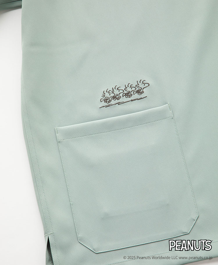 Scrub Canvas Club:PEANUTSスクラブトップス(男女兼用)