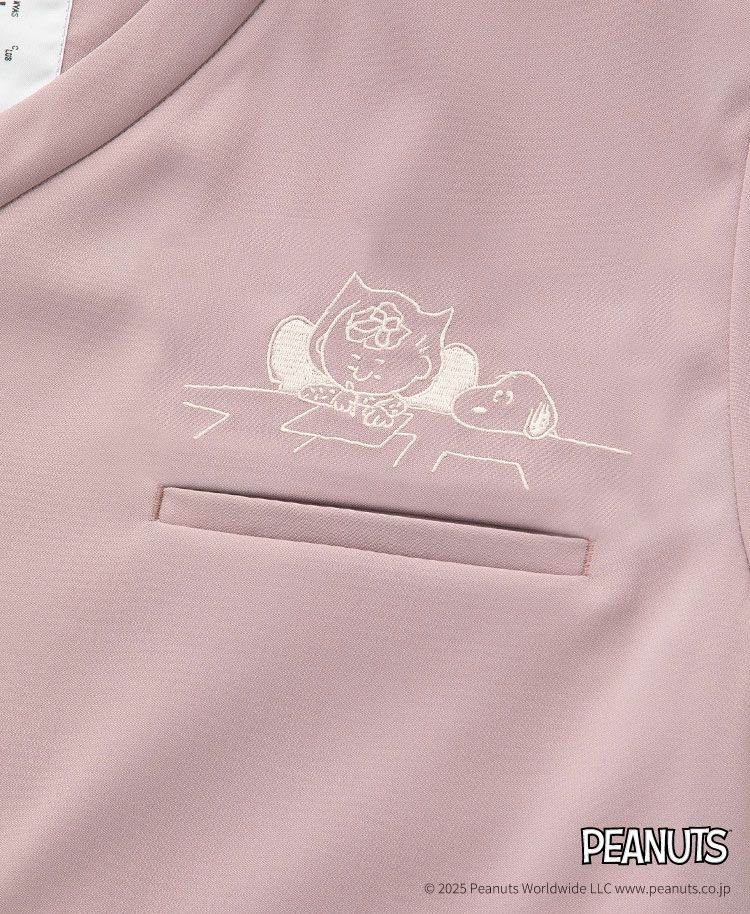 Scrub Canvas Club:PEANUTSスクラブトップス(男女兼用)