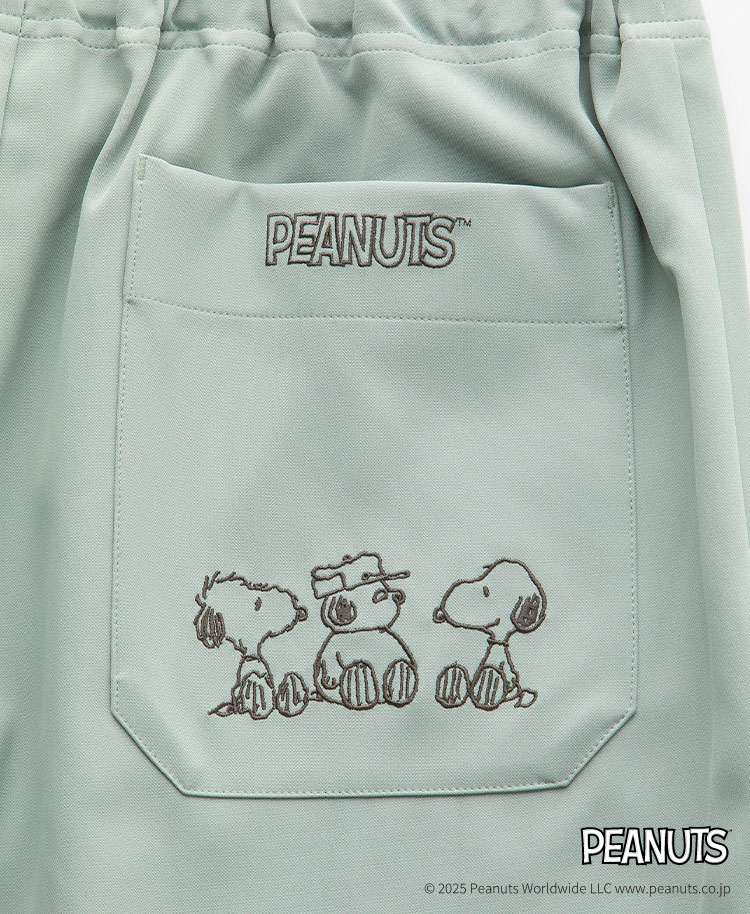 Scrub Canvas Club:PEANUTSスクラブパンツ(男女兼用)