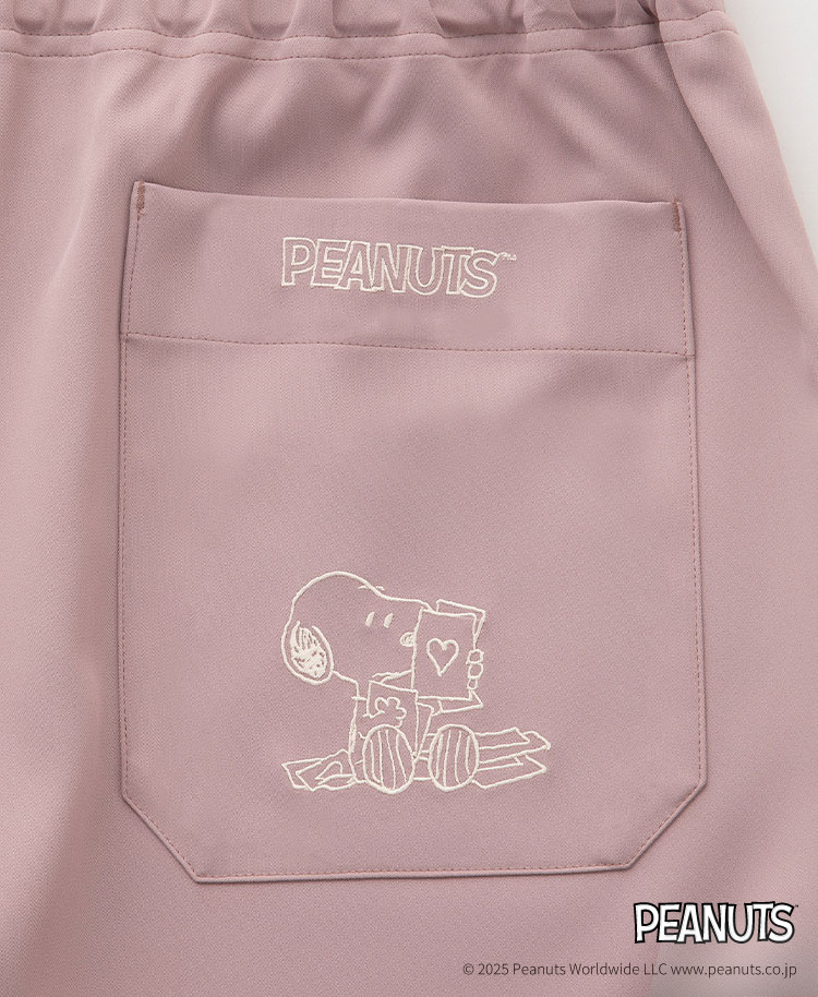 Scrub Canvas Club:PEANUTSスクラブパンツ(男女兼用)