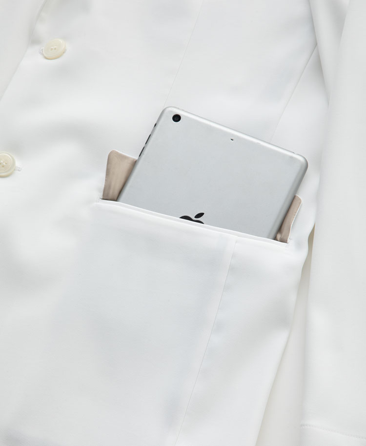 メンズ白衣:ライトジャケット