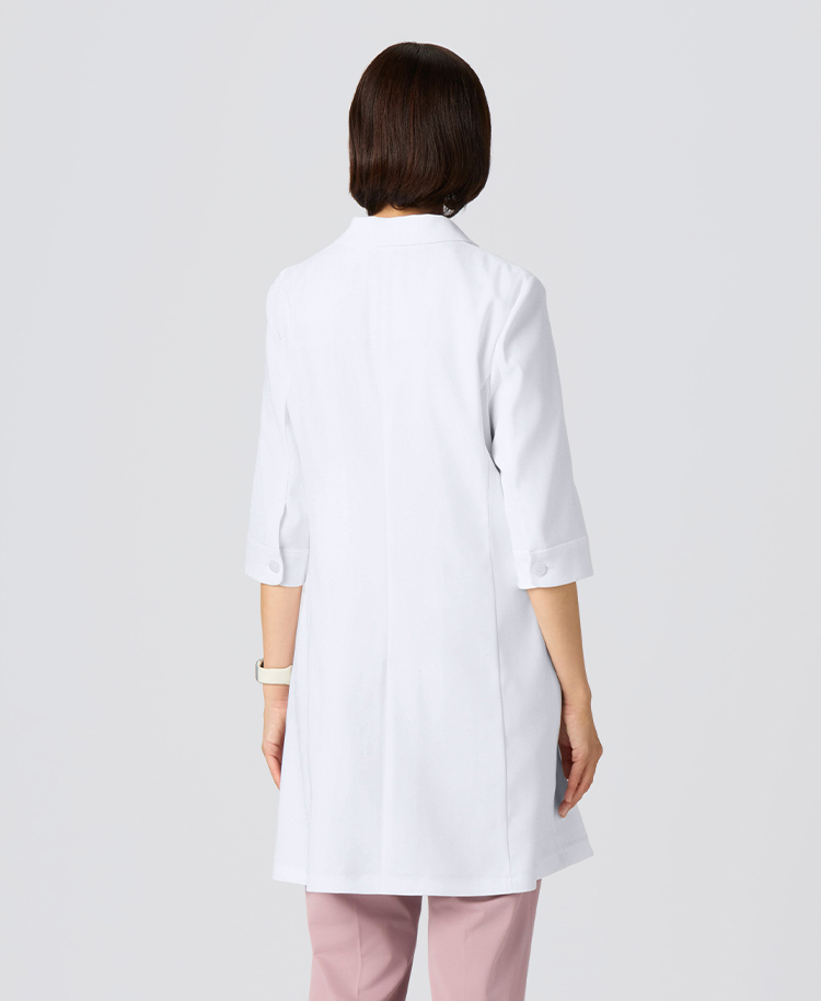 レディース白衣:ライトフレアコート