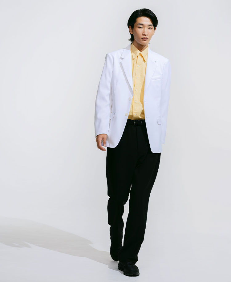 メンズ白衣:ライトジャケット/