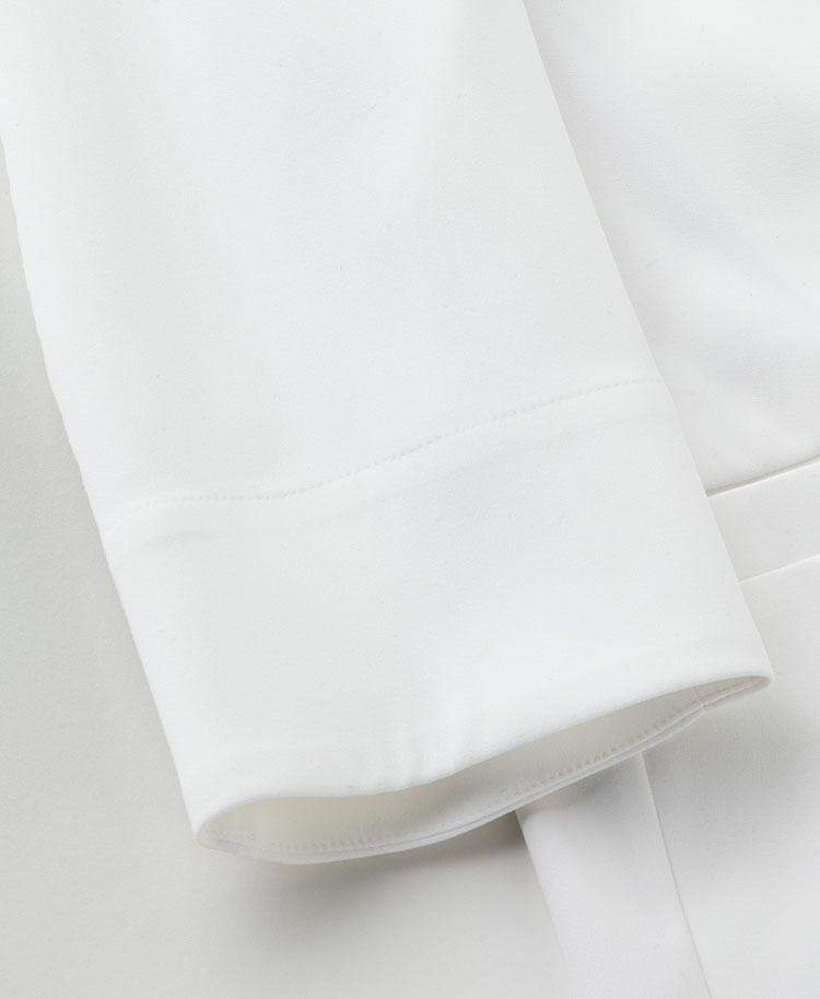 レディース白衣:ライトダブルベントショートコート