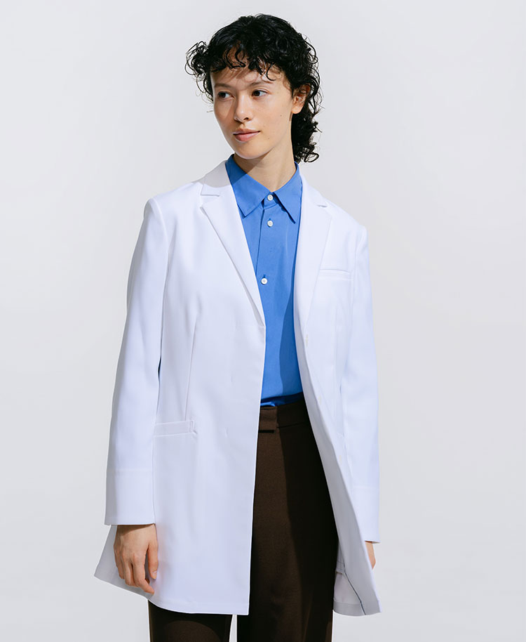 レディース白衣:ライトショートコート/