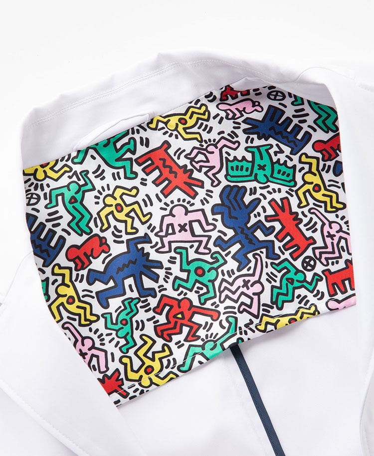 Scrub Canvas Club:Keith Haringコート(男女兼用)