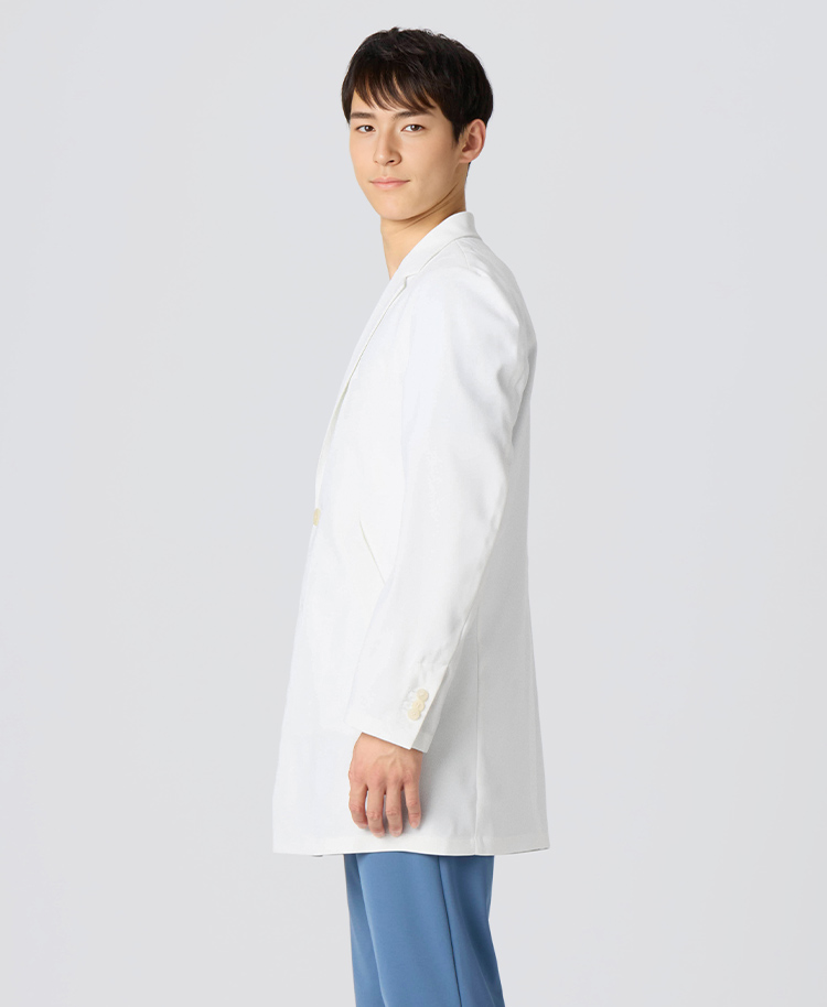 メンズ白衣:ライトショートコート(2022年モデル)