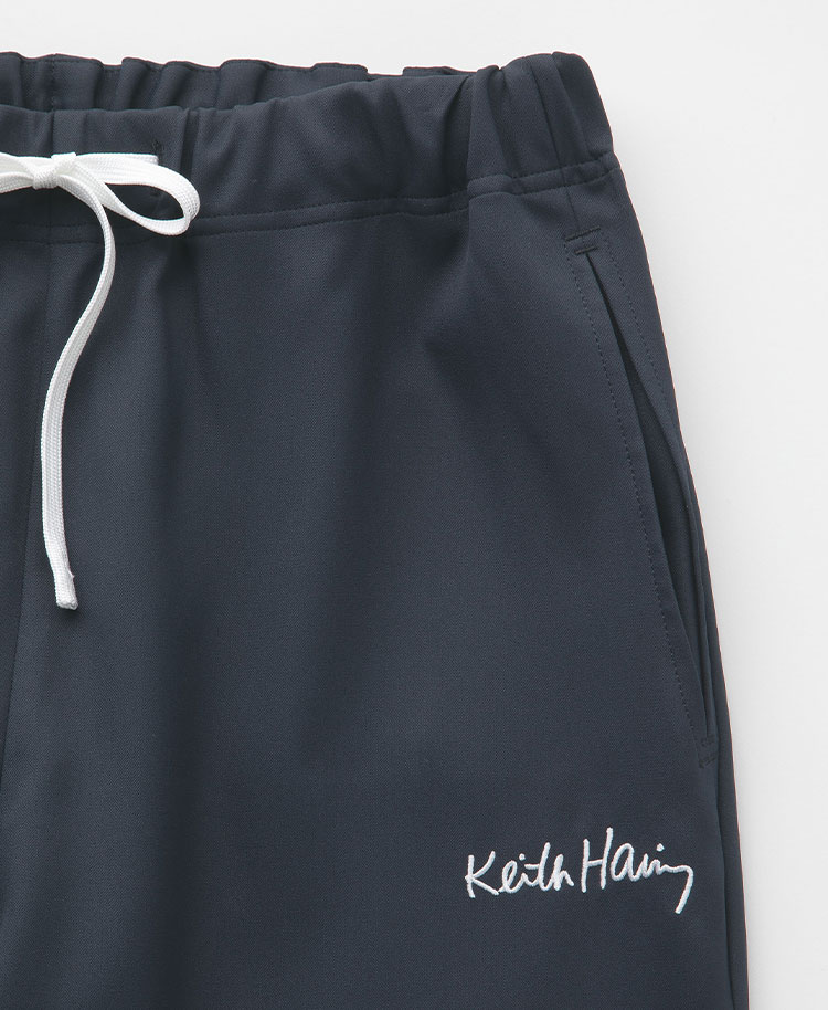 Scrub Canvas Club:Keith Haringスクラブパンツ(男女兼用)