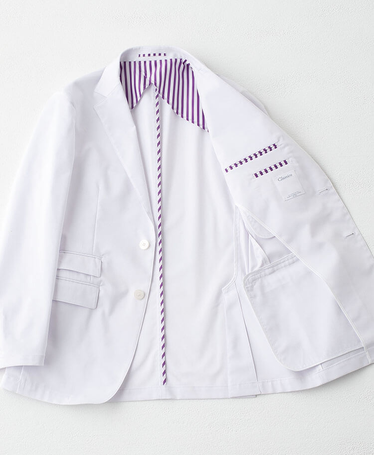 メンズ白衣:テーラードジャケット おしゃれ白衣のクラシコ公式通販
