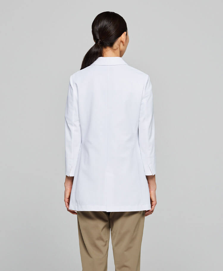 レディース白衣:ライトジャージーショートコート | おしゃれ白衣の 