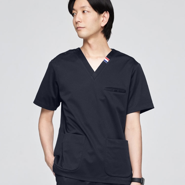 スクラブトップス・DECO