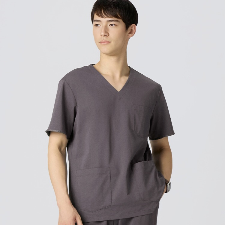 メンズ:スクラブトップス・FREE