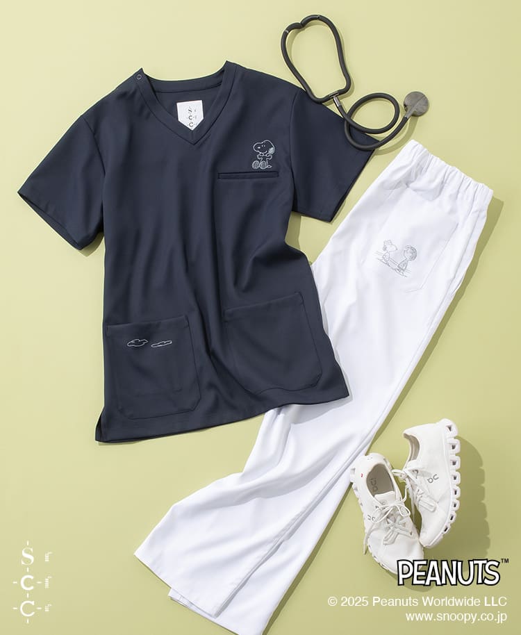 ネイビー × ホワイト コーディネート