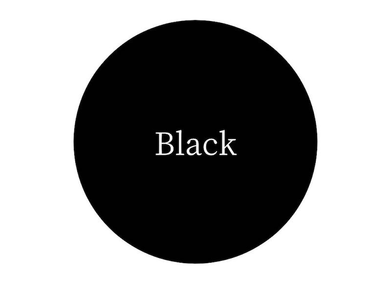 イラスト:ブラックの円