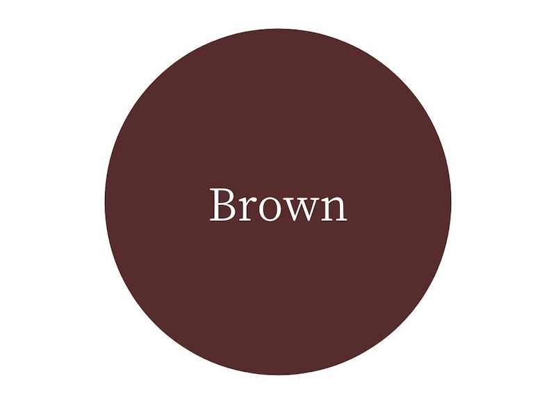 イラスト:ブラウンの円