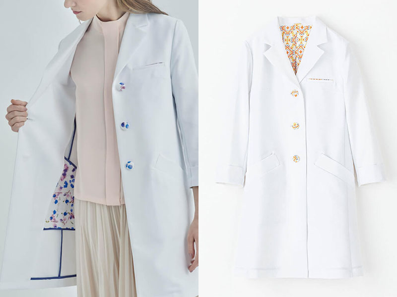 保健室の先生の服装におすすめ:女性用白衣:Plantica・LABコート
