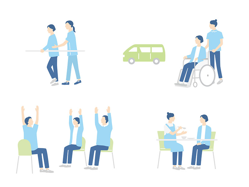介護職におすすめのユニフォームのイメージ:清潔感・動きやすさ・機能性